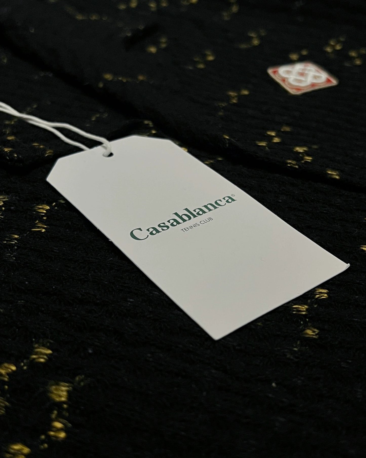 Casablanca - Logo Embroidery Knitted Summer Set - Black/Gold