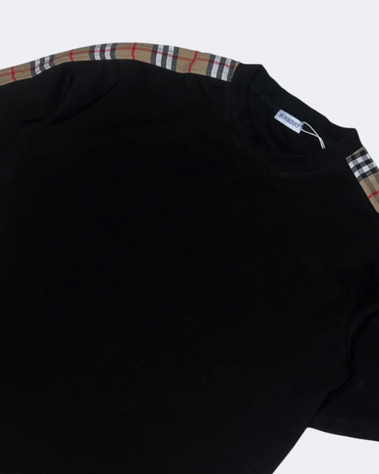 Burberry - Check Pattern Stripe Summer Set - Black