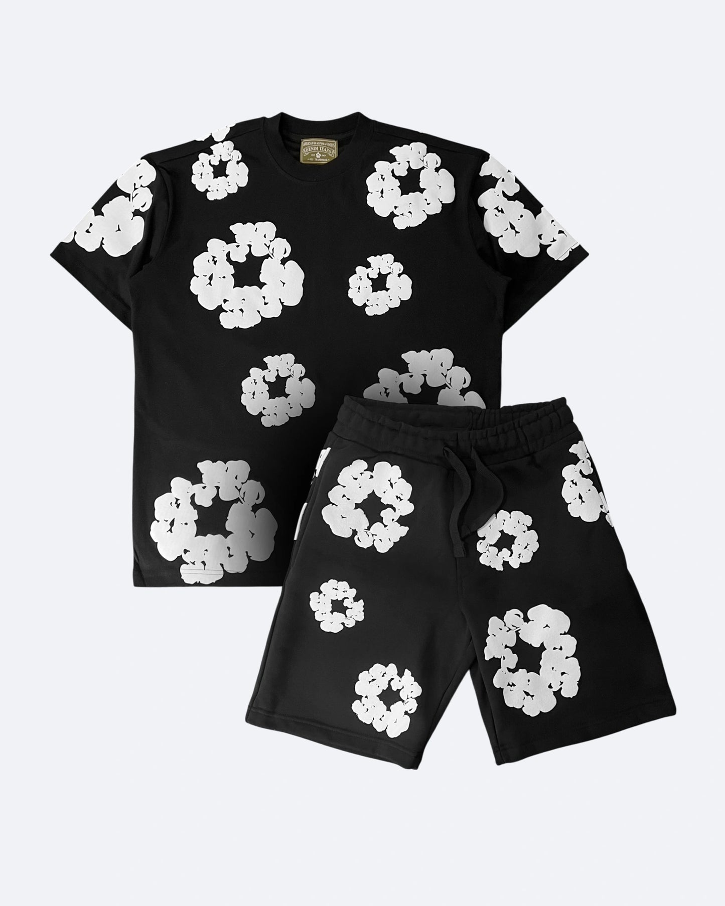 Denim Tears - Cotton Wreath Summer Set - Black