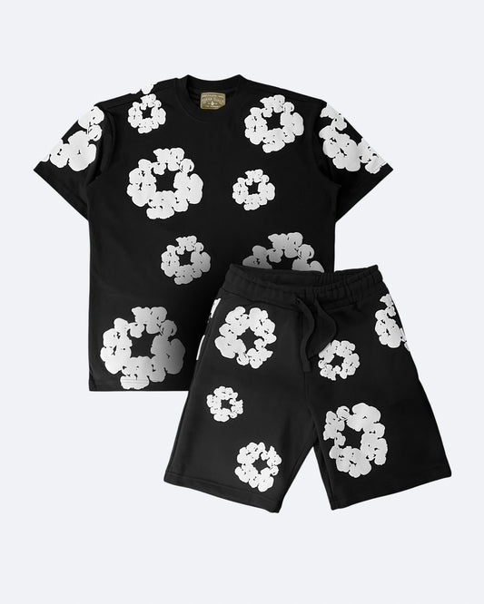 Denim Tears - Cotton Wreath Summer Set - Black
