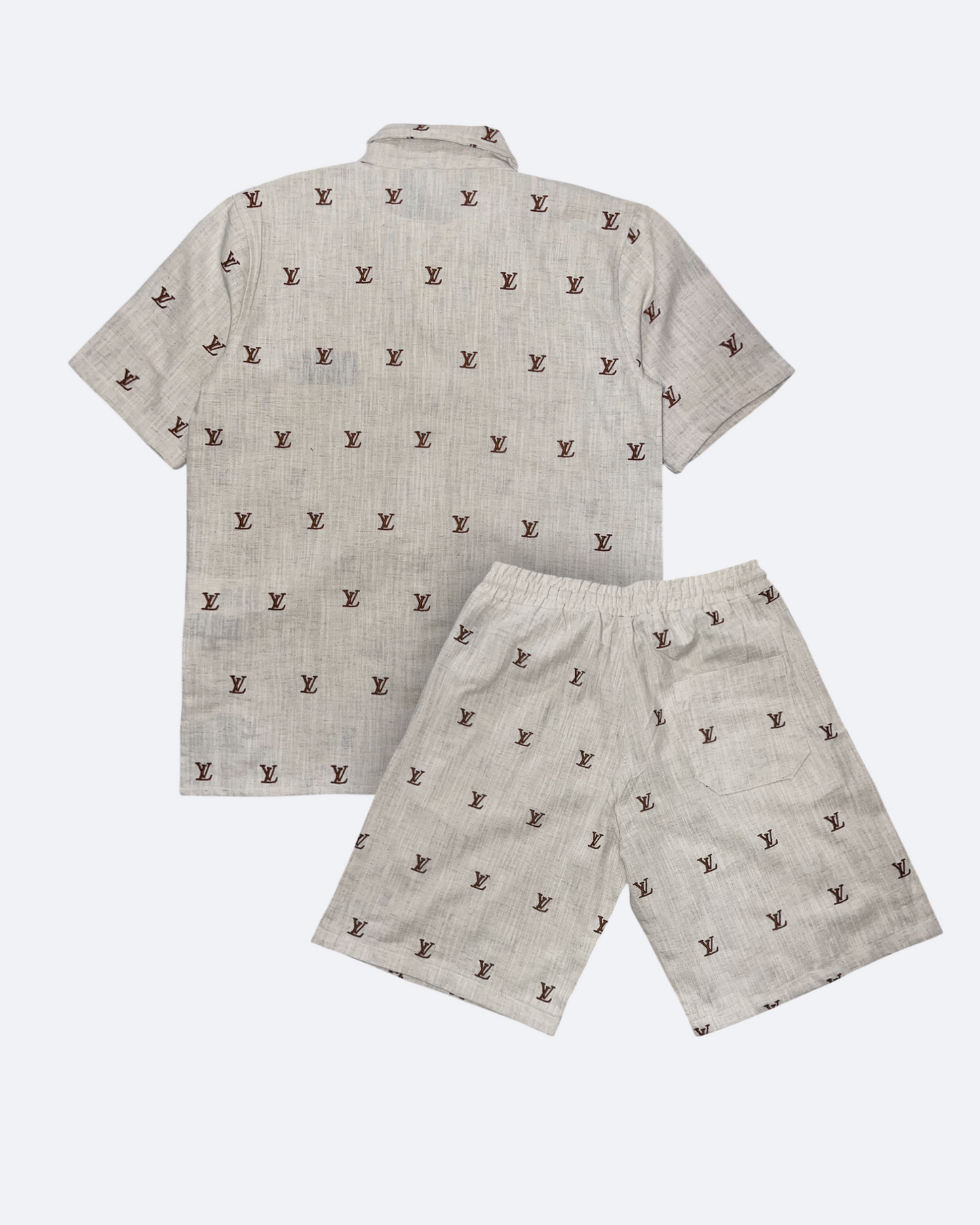 Louis Vuitton - LV Monogram Linen Set - Cream