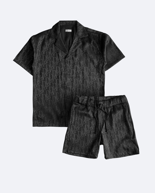 Dior - Oblique Pattern Summer Set - Black