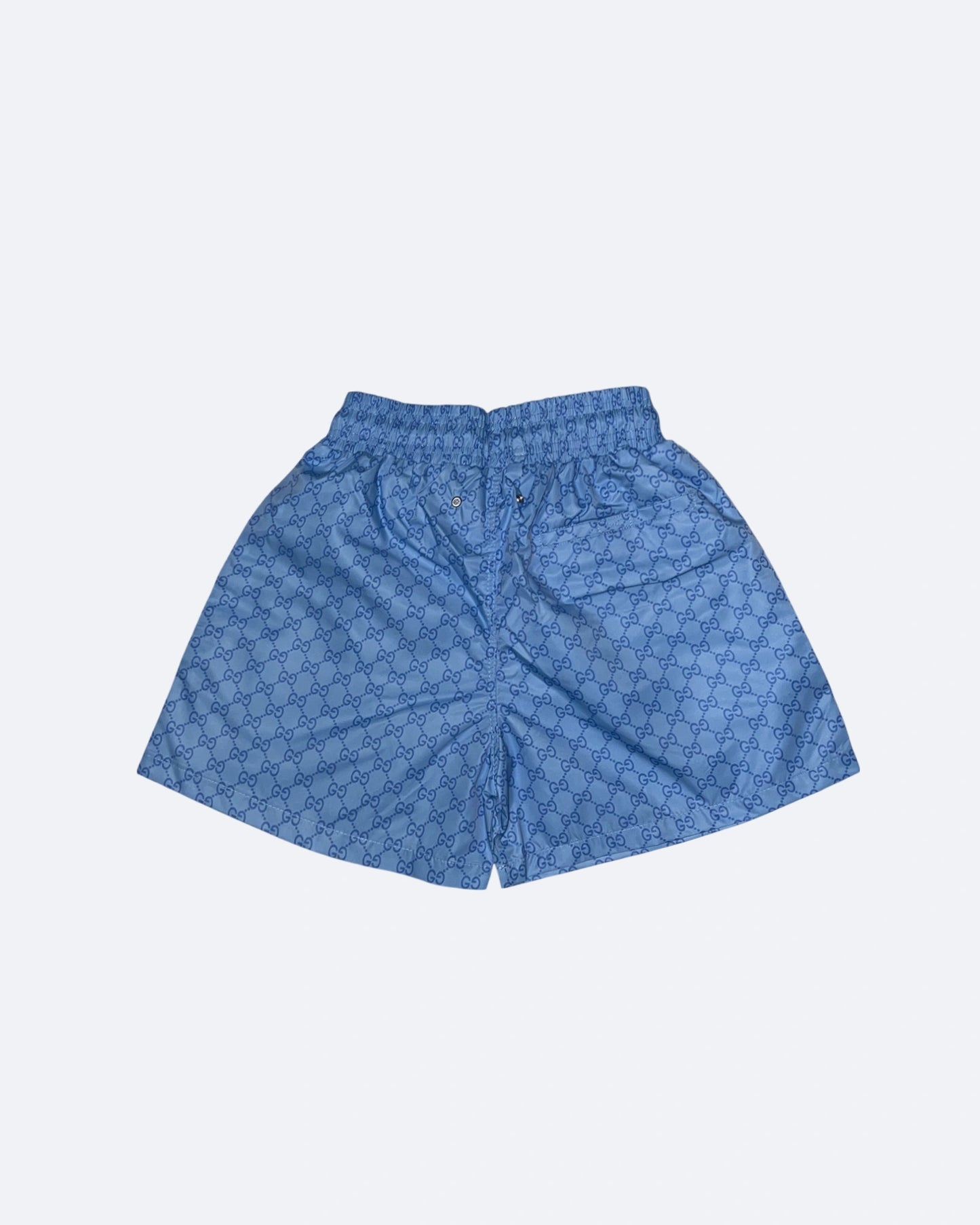 Gucci - GG Pattern Swim Shorts - Sky Blue