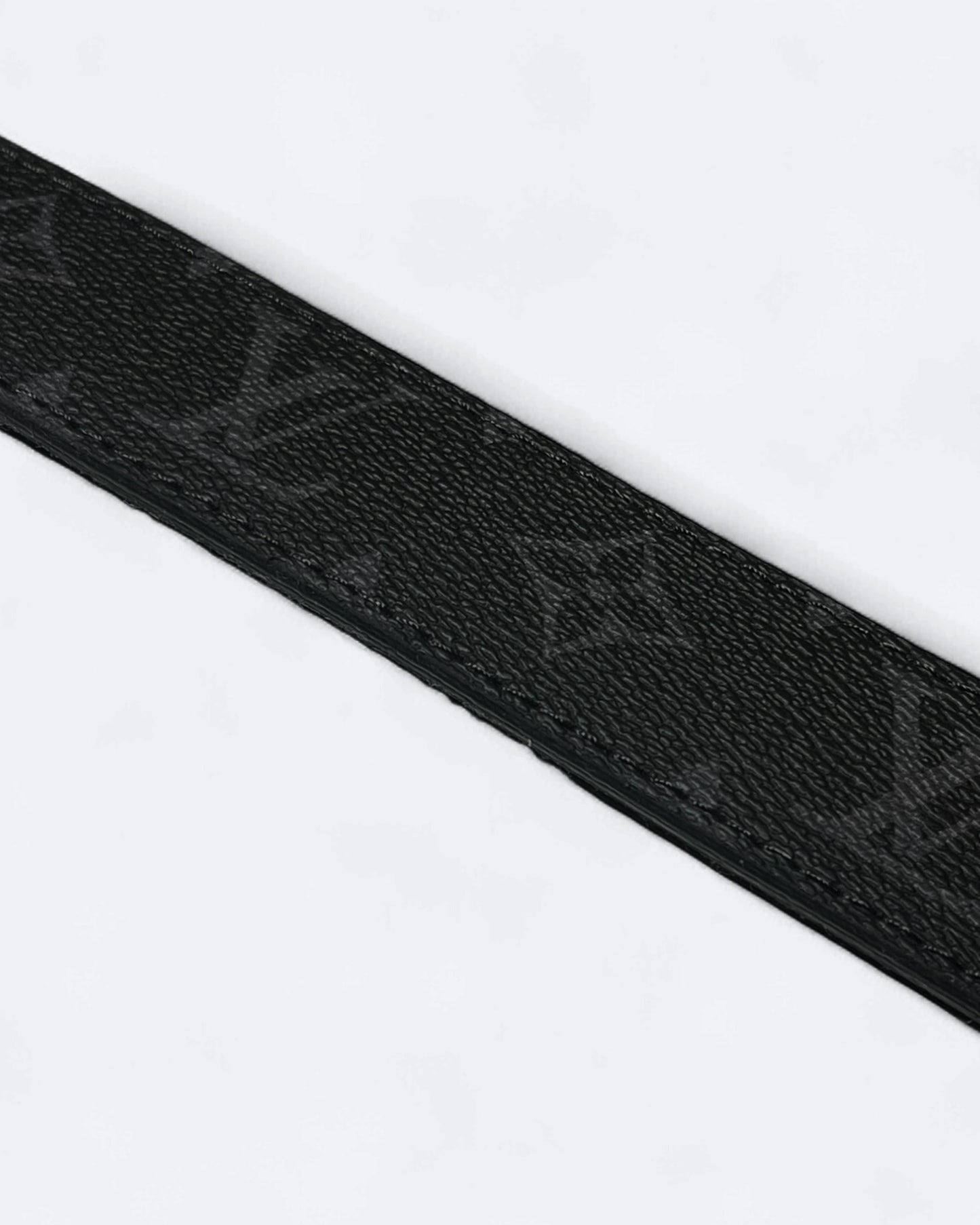 Louis Vuitton - LV Black Pattern Belt - Black