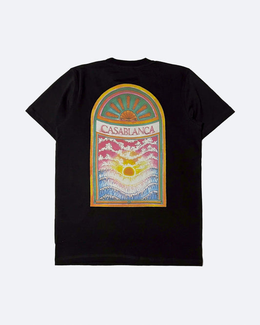 Casablanca - Conch Print T-Shirt - Black