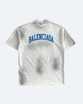 Balenciaga - G Logo College T-Shirt - Dirty White