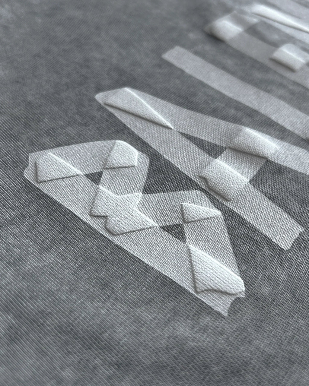 Balenciaga - White Tape T-Shirt - Gray