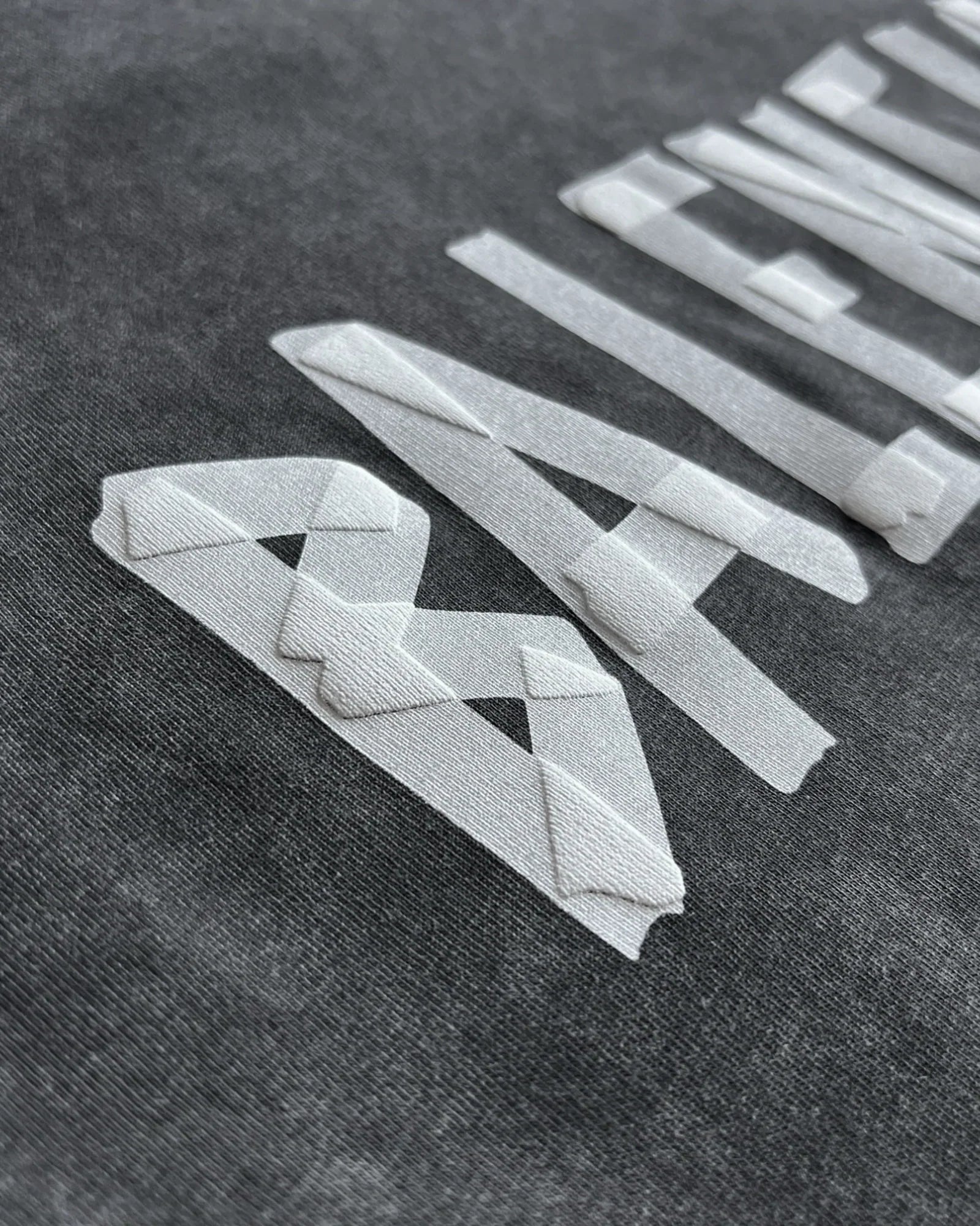 Balenciaga - White Tape T-Shirt - Dark Gray
