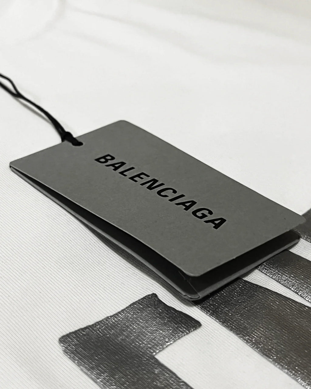 Balenciaga - Silver Tape T-Shirt - White