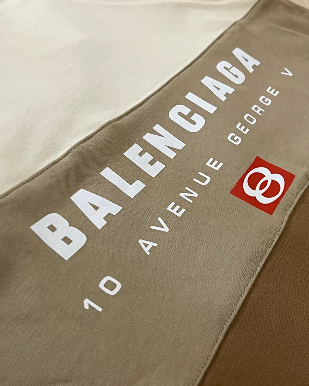 Balenciaga - Three-Piece T-Shirt - Beige/Brown