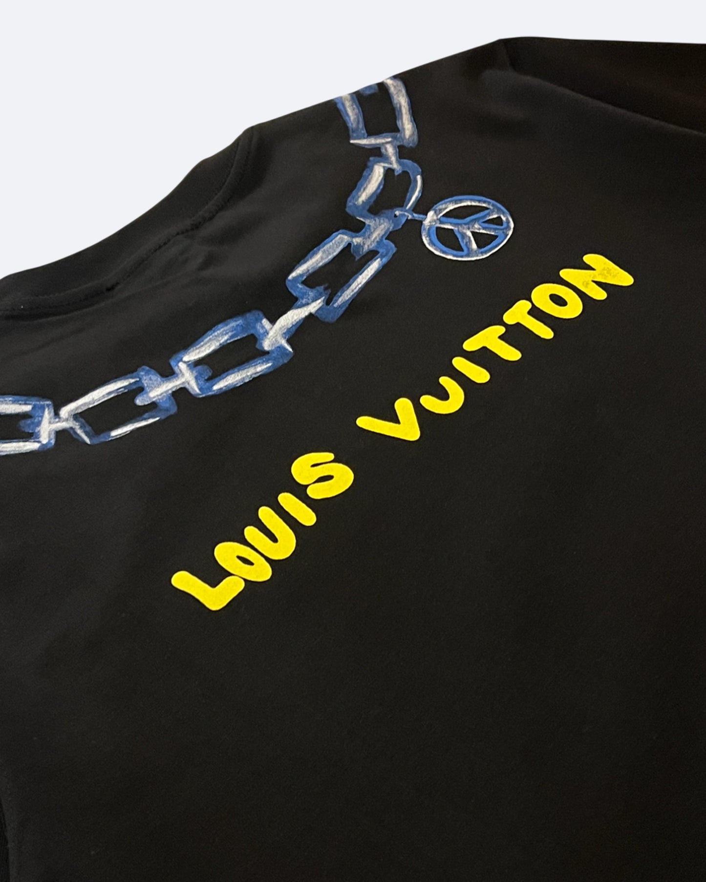 LVTN - Monogram Chain T-Shirt - Black