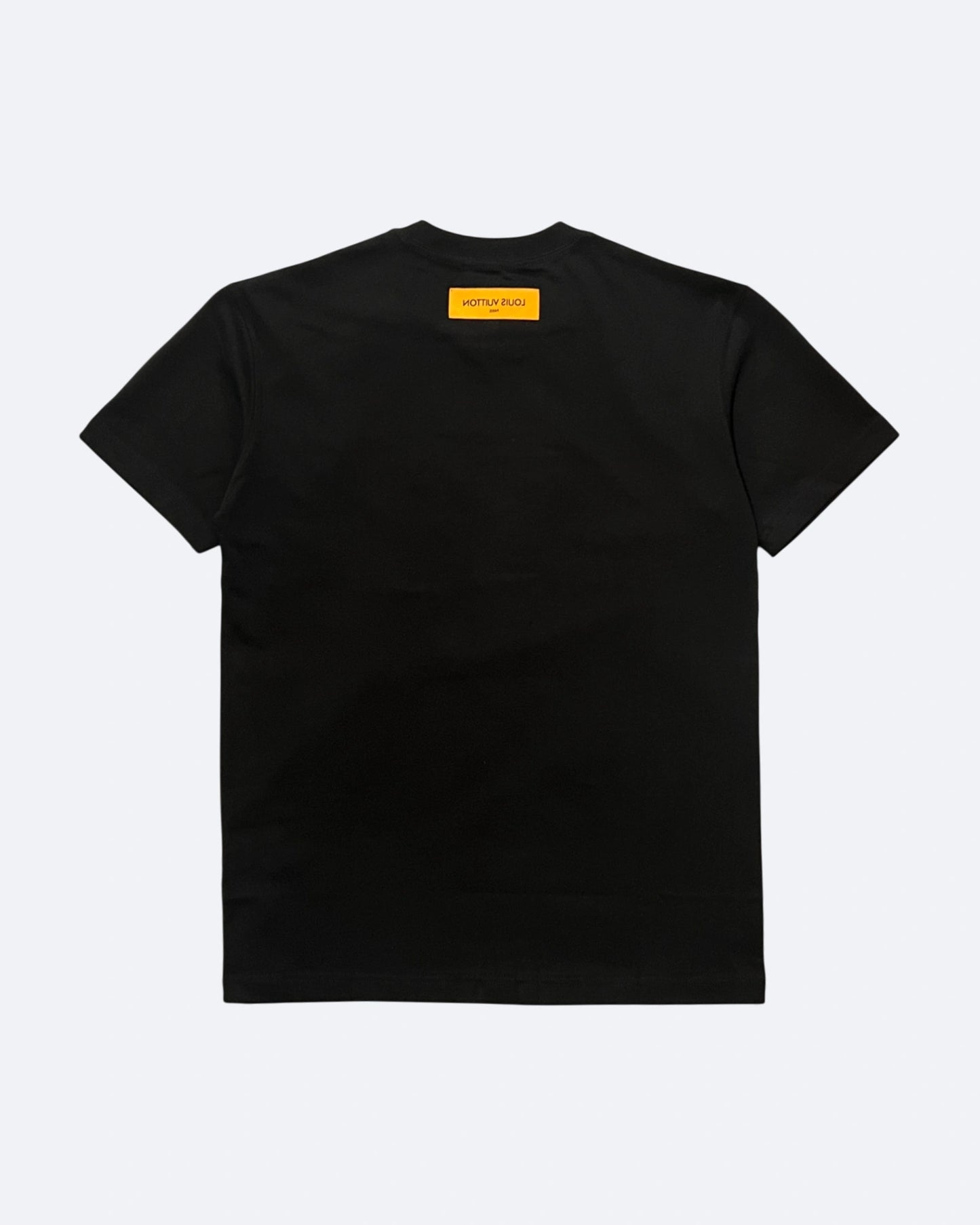 LVTN - Silver Tape Monogram T-Shirt - Black