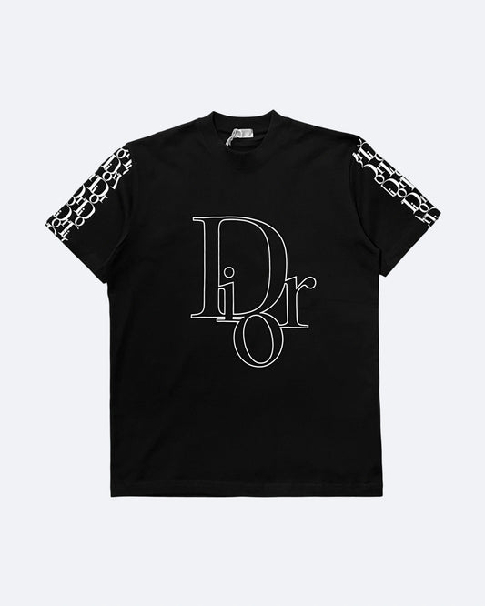 Dior - Outline Logo T-Shirt - Black