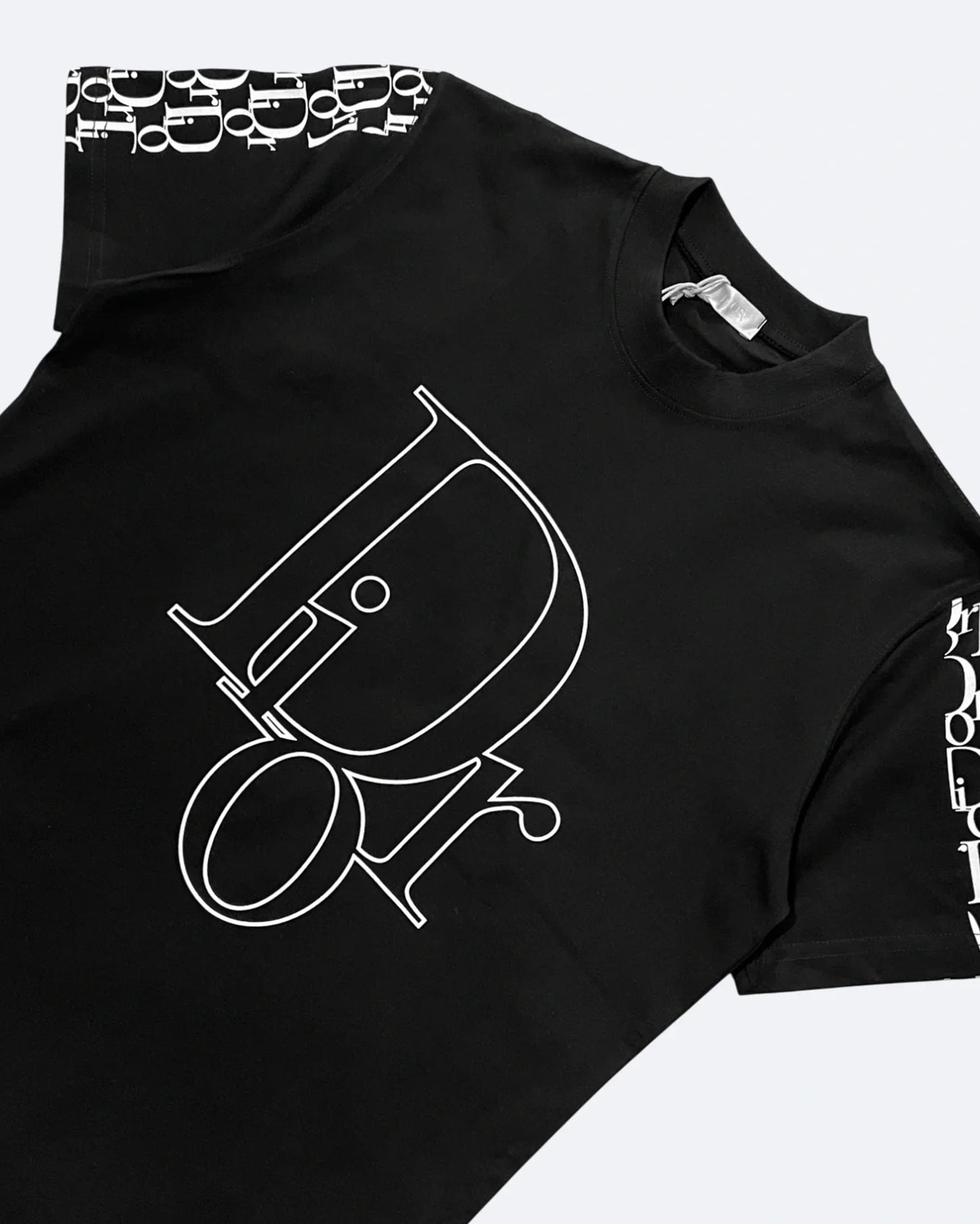 Dior - Outline Logo T-Shirt - Black