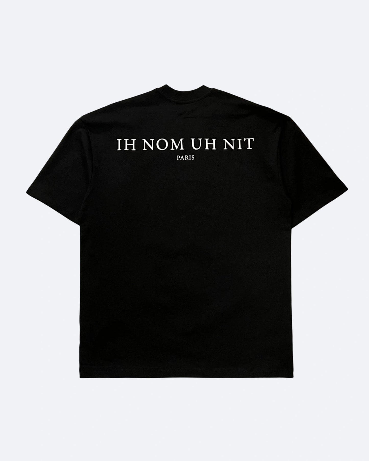 IH NOM UH NIT - Flower Mask T-shirt - Black