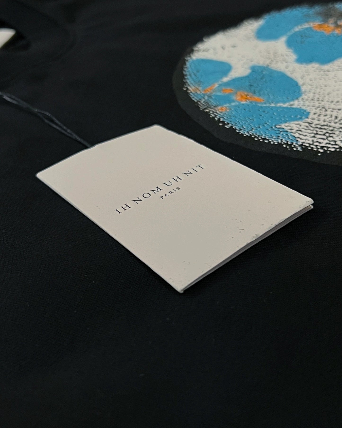 IH NOM UH NIT - Flower Mask T-shirt - Black