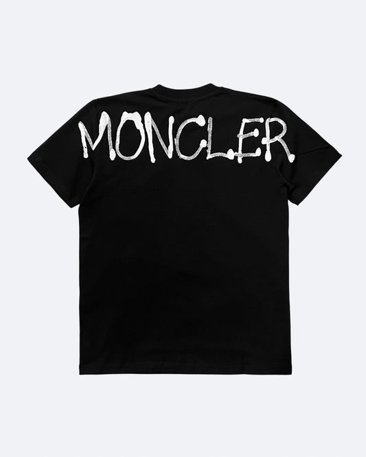 Moncler - Spray Logo T-Shirt - Black