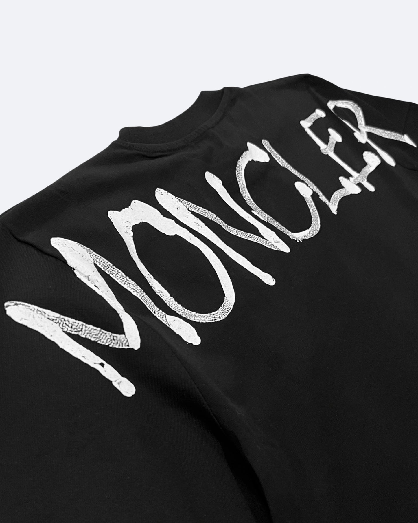 Moncler - Spray Logo T-Shirt - Black