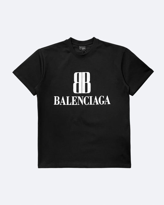 Balenciaga - BB Logo T-Shirt - Black