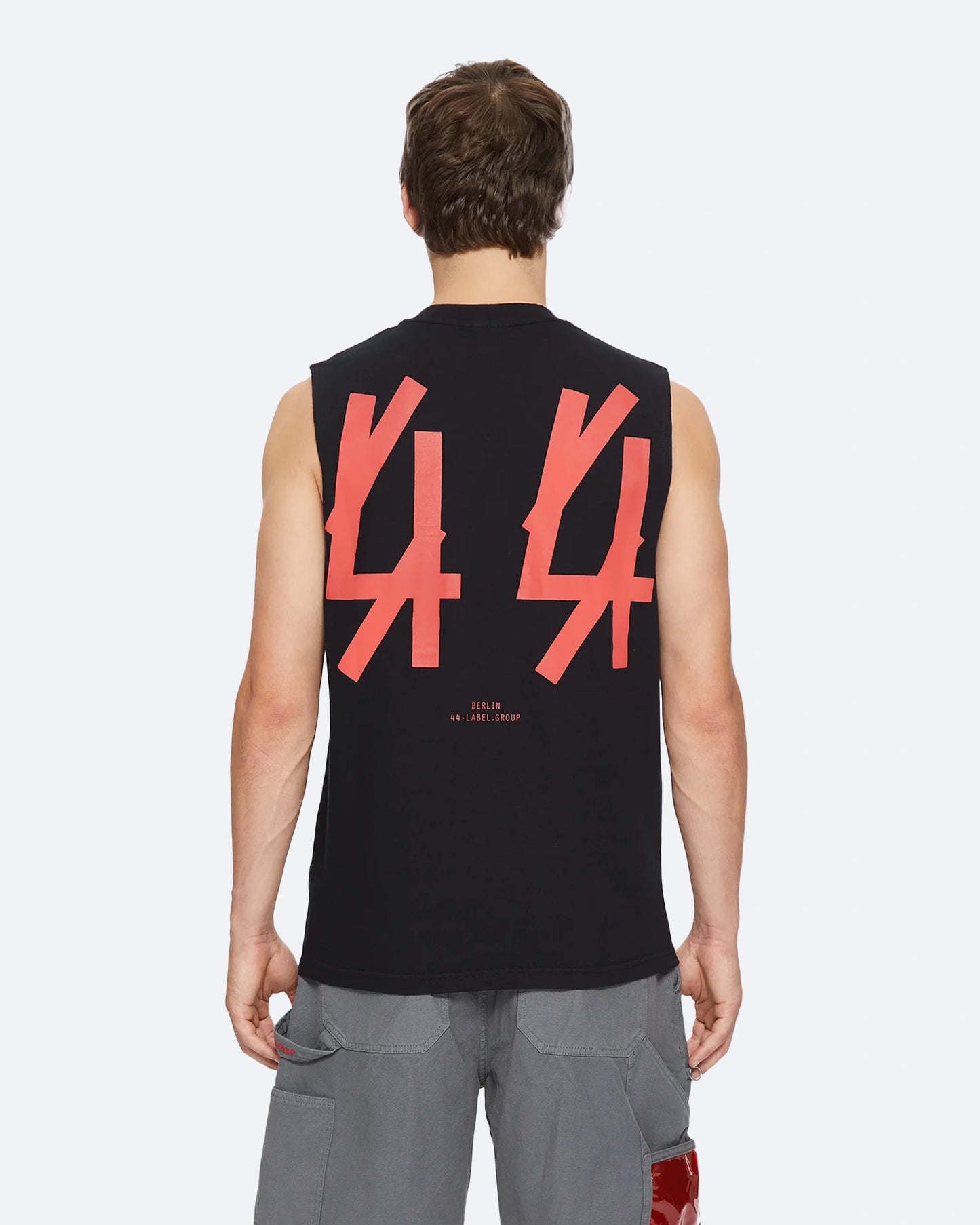 44 Label Group - Classic Sleeveless Tank Top - Black