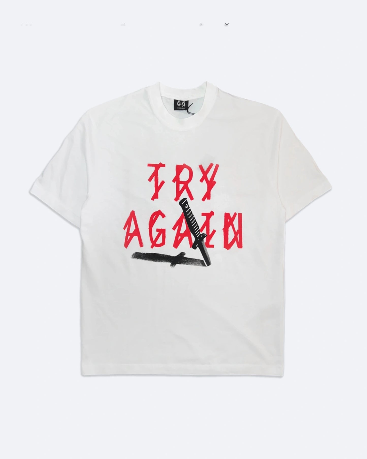 44 Label Group - Try Again T-Shirt - White