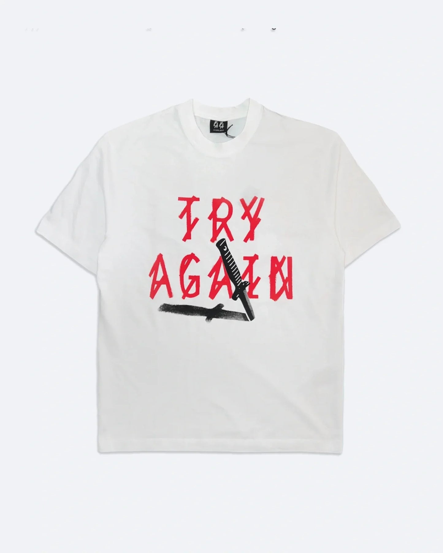 44 Label Group - Try Again T-Shirt - White