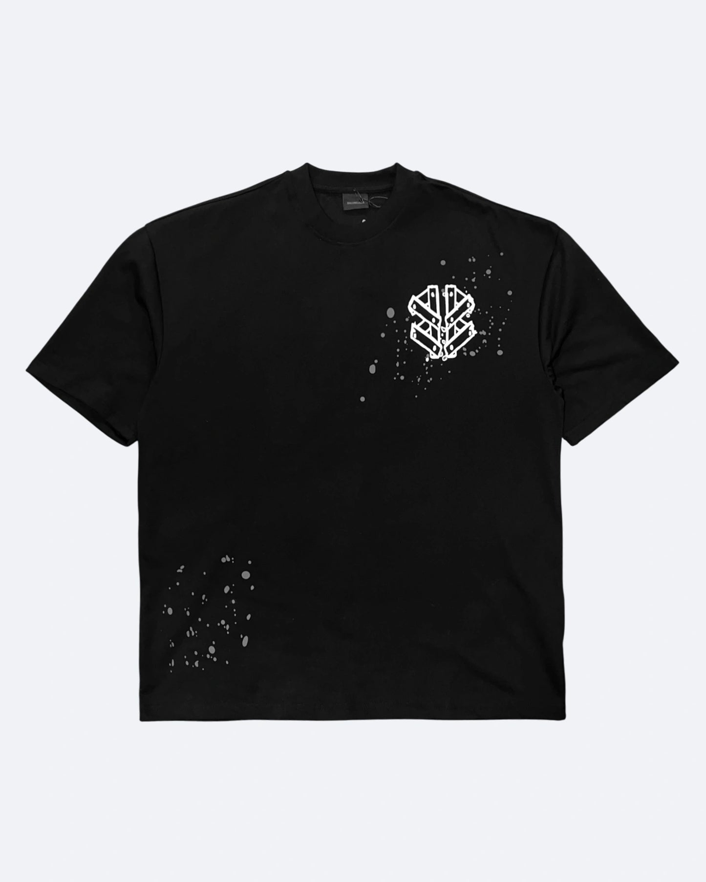 Balenciaga - Plank Logo T-Shirt - Black