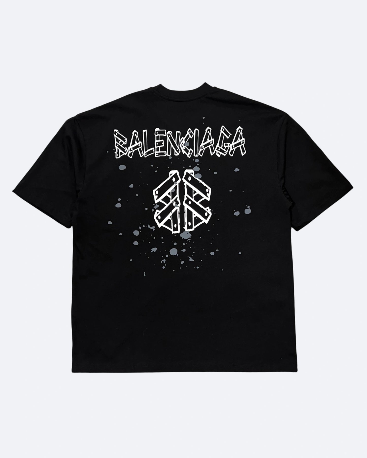 Balenciaga - Plank Logo T-Shirt - Black