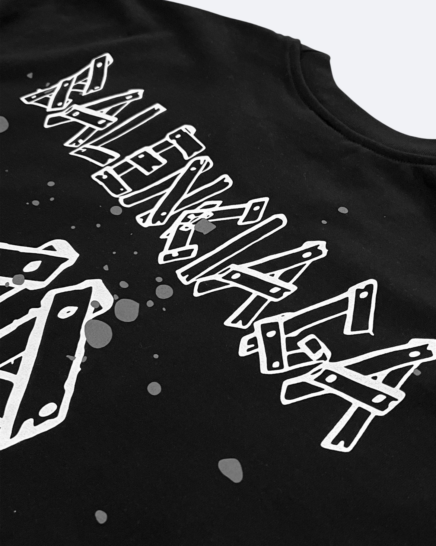 Balenciaga - Plank Logo T-Shirt - Black