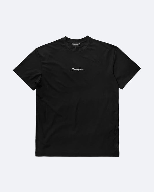 Dolce & Gabbana - Signature Logo Fit T-Shirt - Black