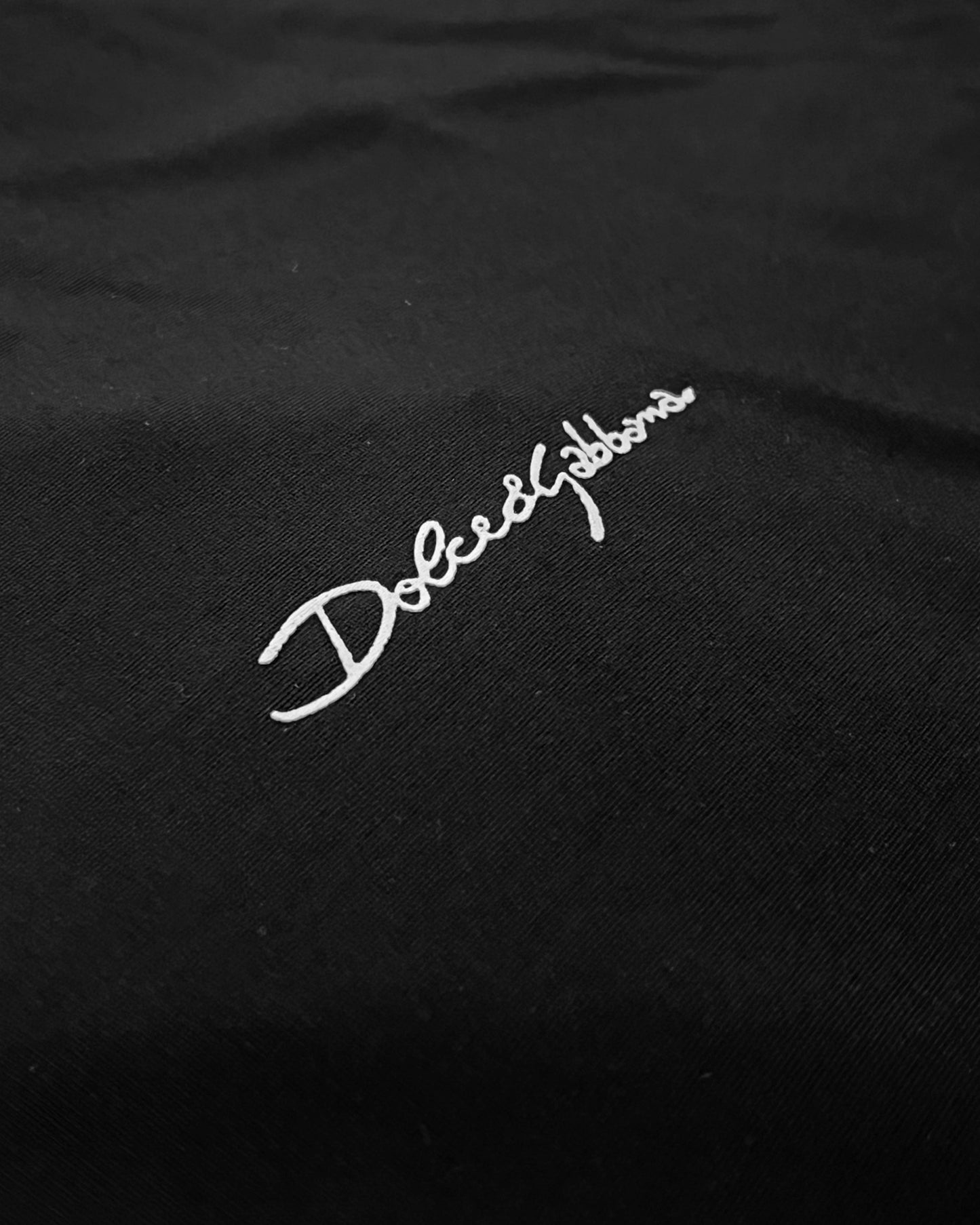 Dolce & Gabbana - Signature Logo Fit T-Shirt - Black