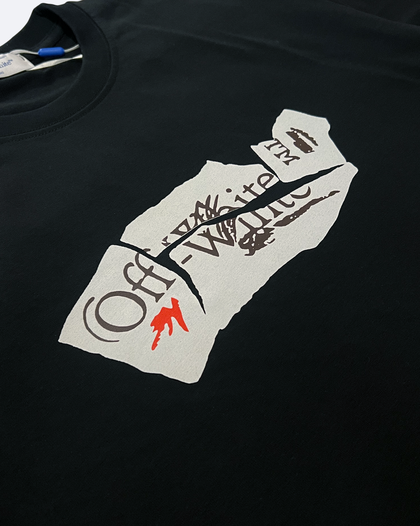 Off-White - Paper Arrow Graphic T-Shirt - Black