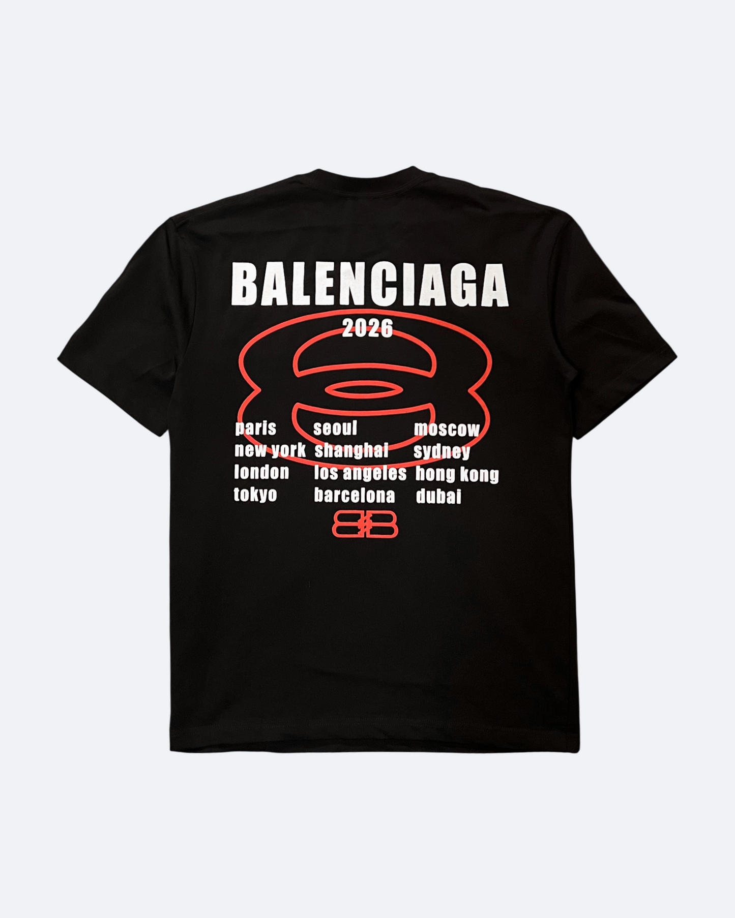 Balenciaga - 2026 Tour T-Shirt - Black