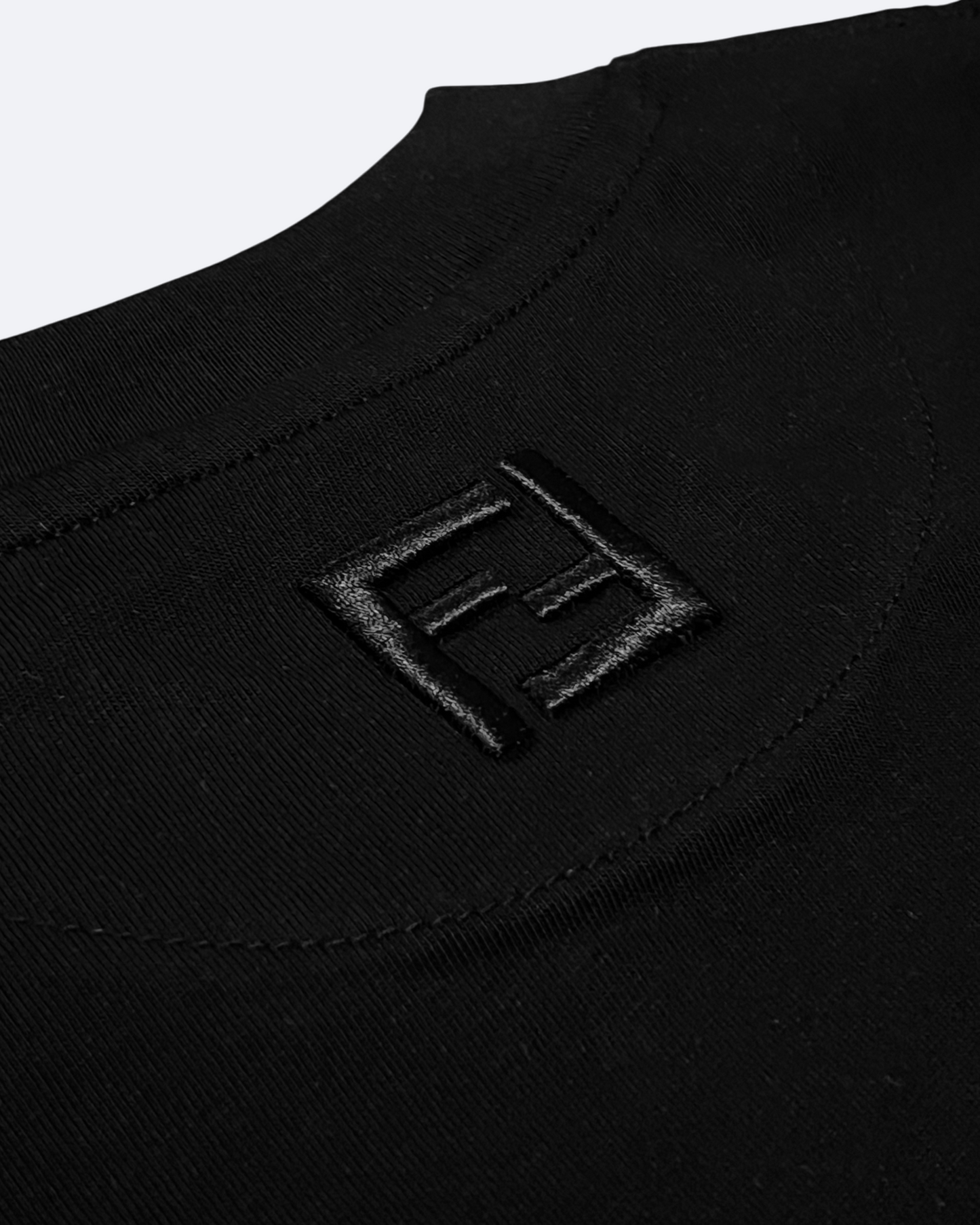 Fendi - Coral Embroidery T-Shirt - Black