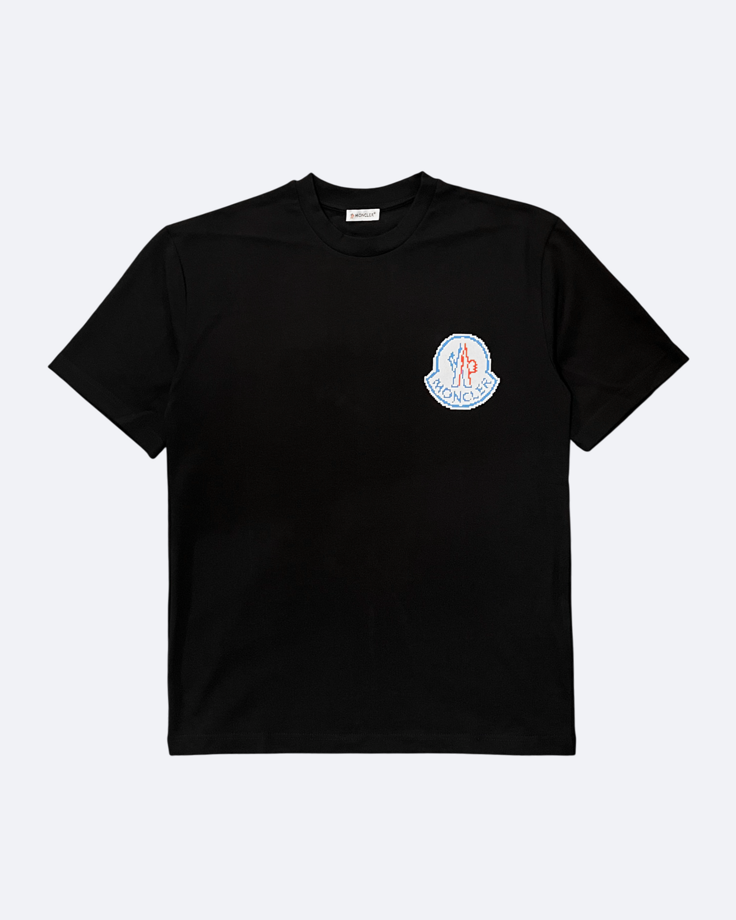 Moncler - Pixelated Logo T-Shirt - Black