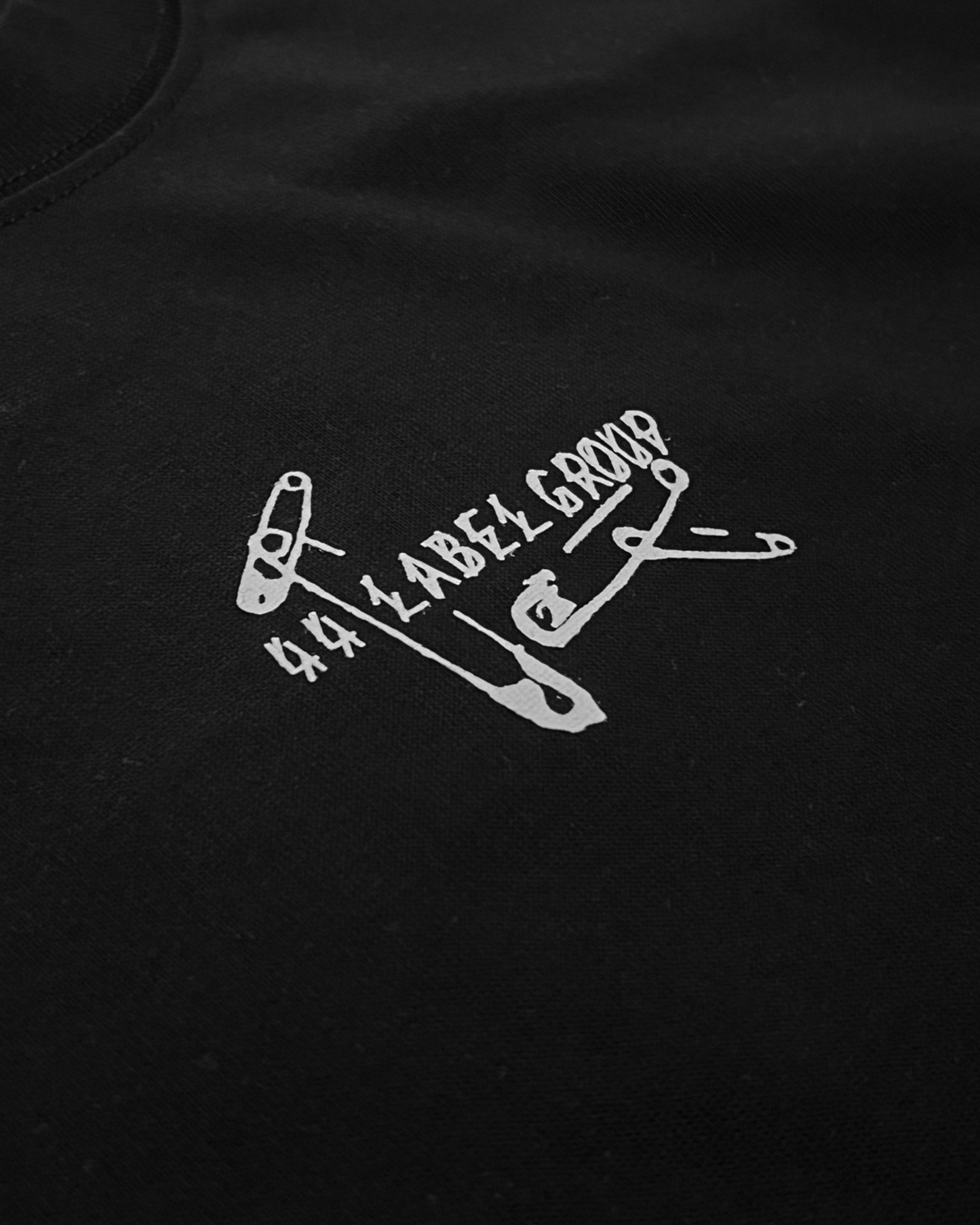 44 Label Group - Safety Pin Logo T-Shirt - Black