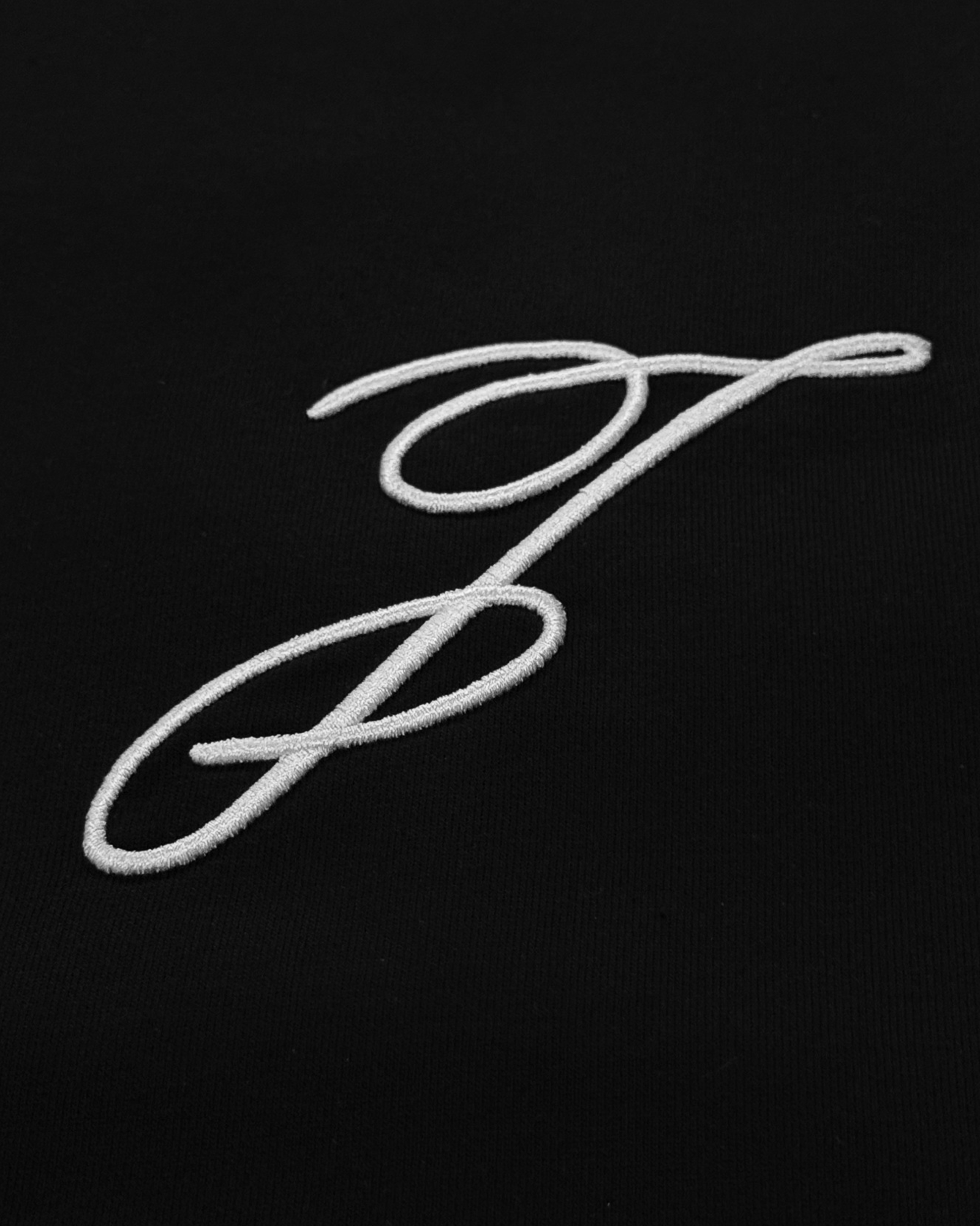 Jacquemus - Script Embroidery T-Shirt - Black