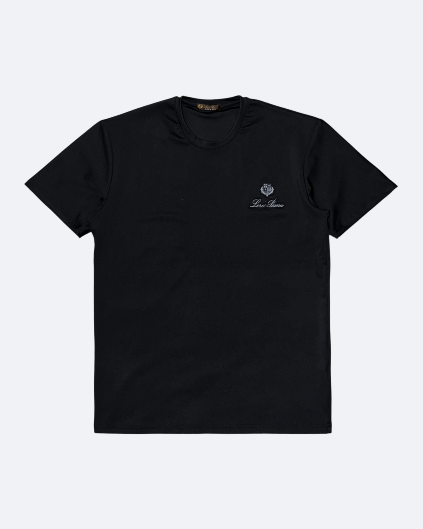 Loro Piana - Embossed Logo T-Shirt - Black