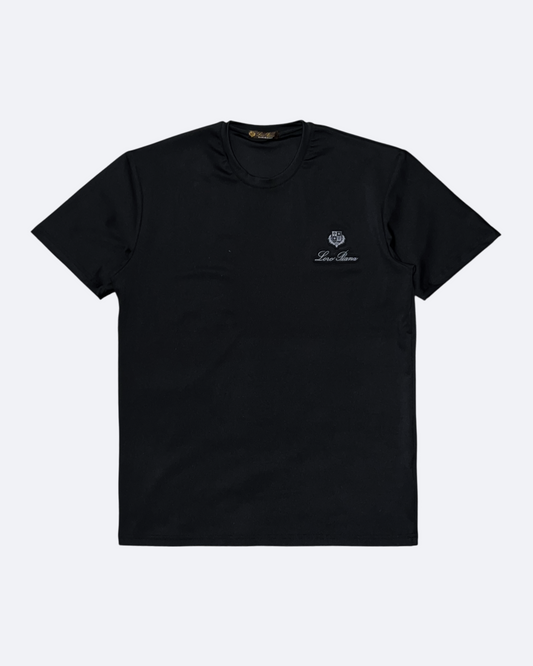 Loro Piana - Embossed Logo T-Shirt - Black