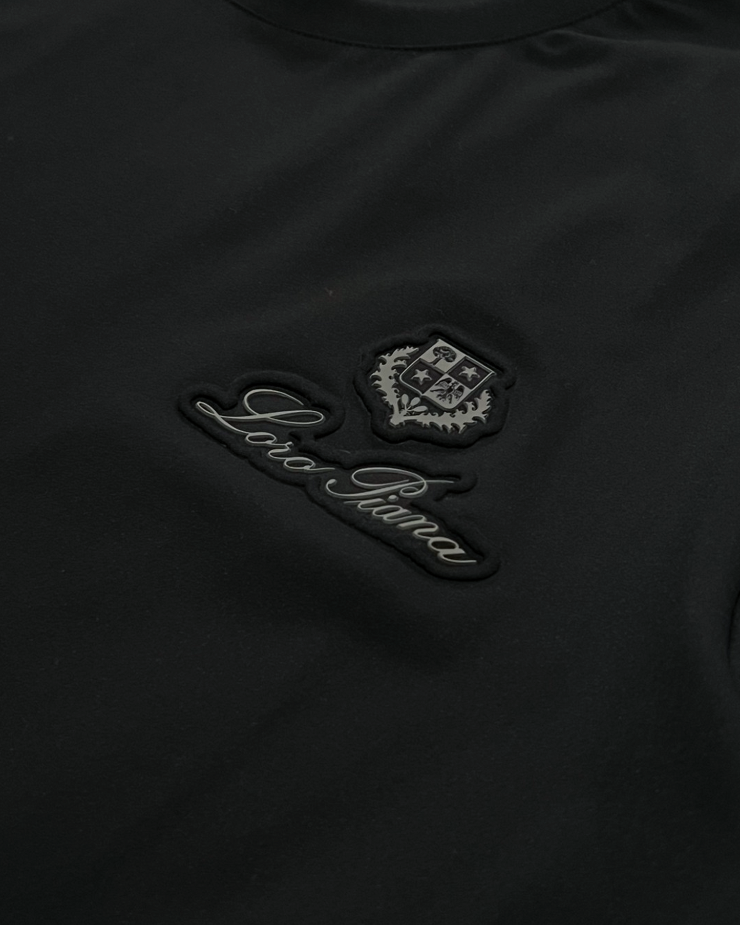 Loro Piana - Embossed Logo T-Shirt - Black