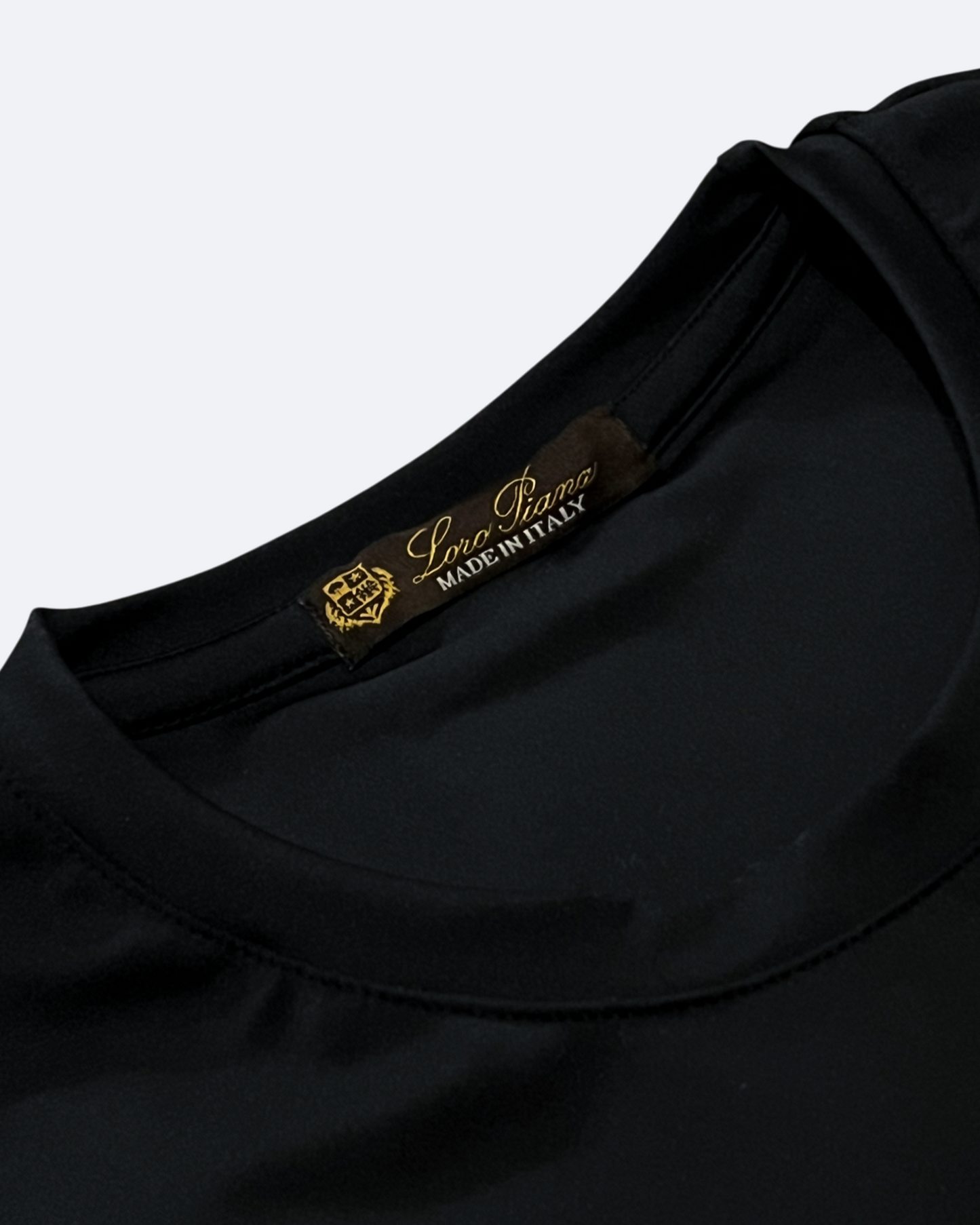 Loro Piana - Embossed Logo T-Shirt - Black