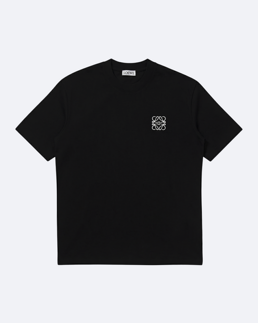 Loewe - Logo Embroidery T-Shirt - Black