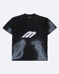 Balenciaga - 3B Logo T-Shirt - Black and Dark Gray