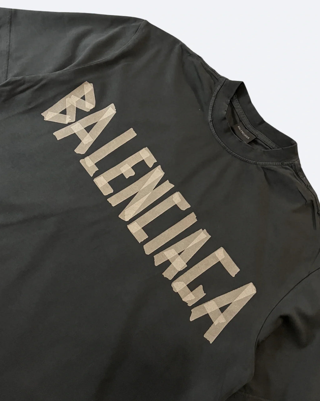 Balenciaga - Tape T-Shirt - Dark Gray