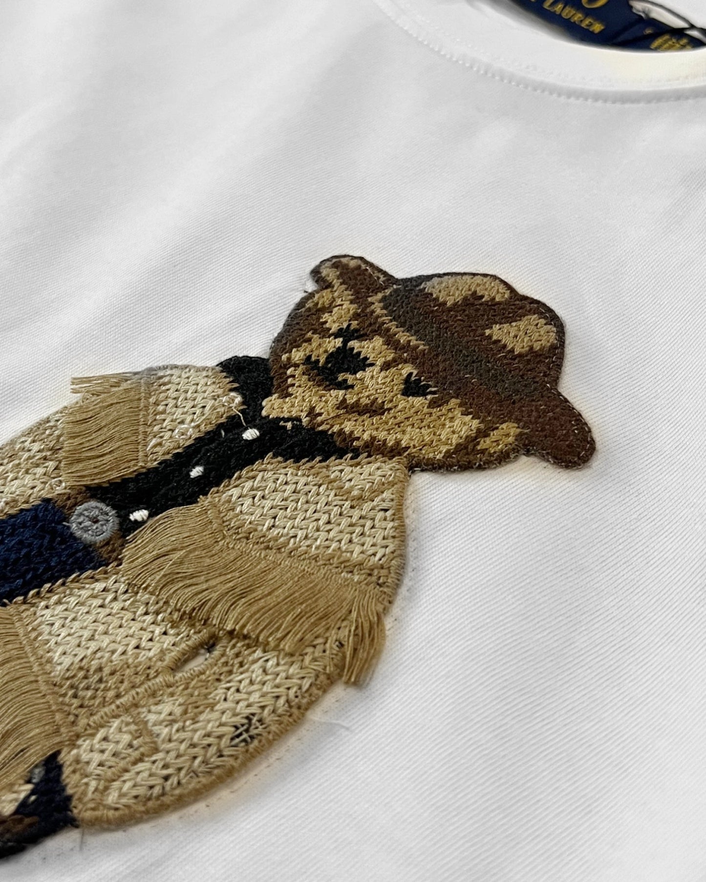 Ralph Lauren - Cowboy Polo Bear T-Shirt - White
