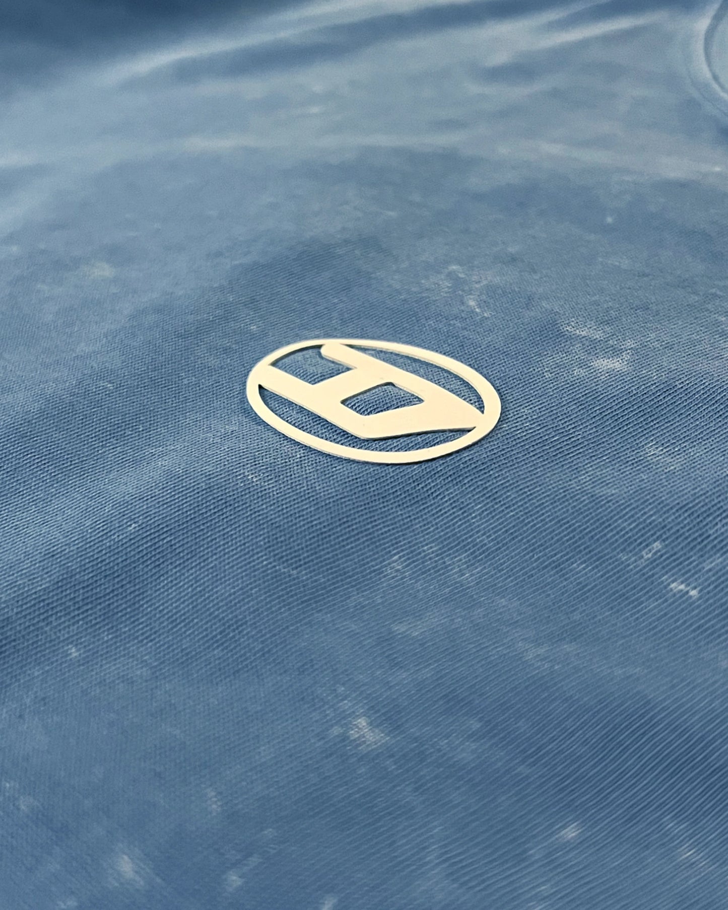 Diesel - Denim Logo T-Shirt - Blue