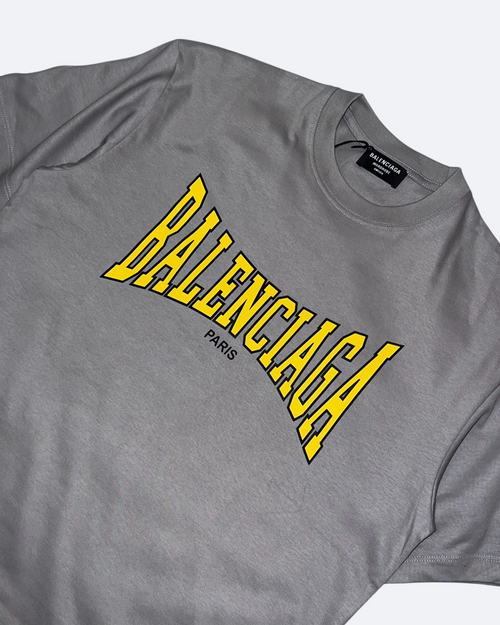 Balenciaga - Boxing Logo T-Shirt - Gray