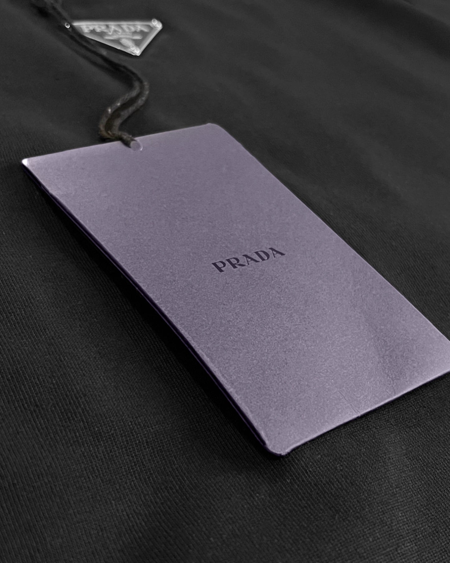 Prada - Logo Seamed T-Shirt - Black