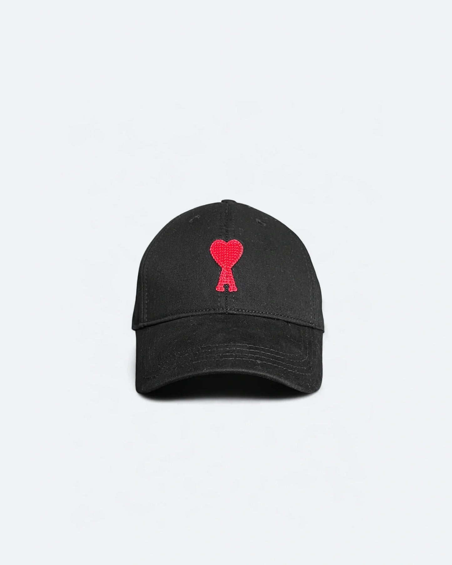 AMI - Logo Embroidery Cap - Black