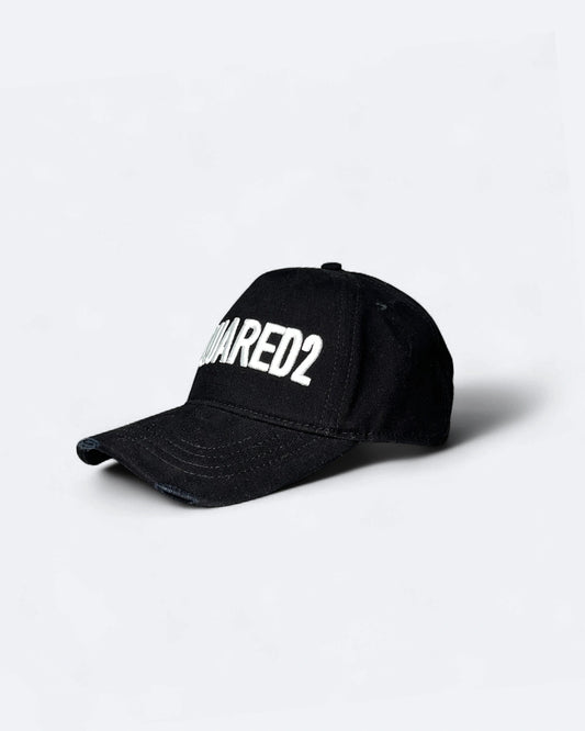 Dsquared2 - Condensed Logotype Embroidery Cap - Black